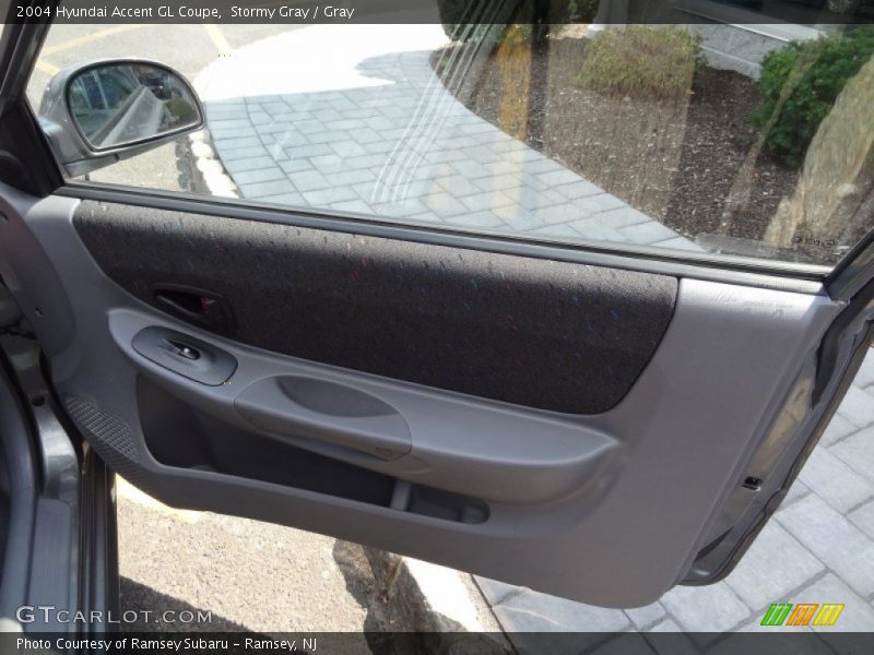 Stormy Gray / Gray 2004 Hyundai Accent GL Coupe