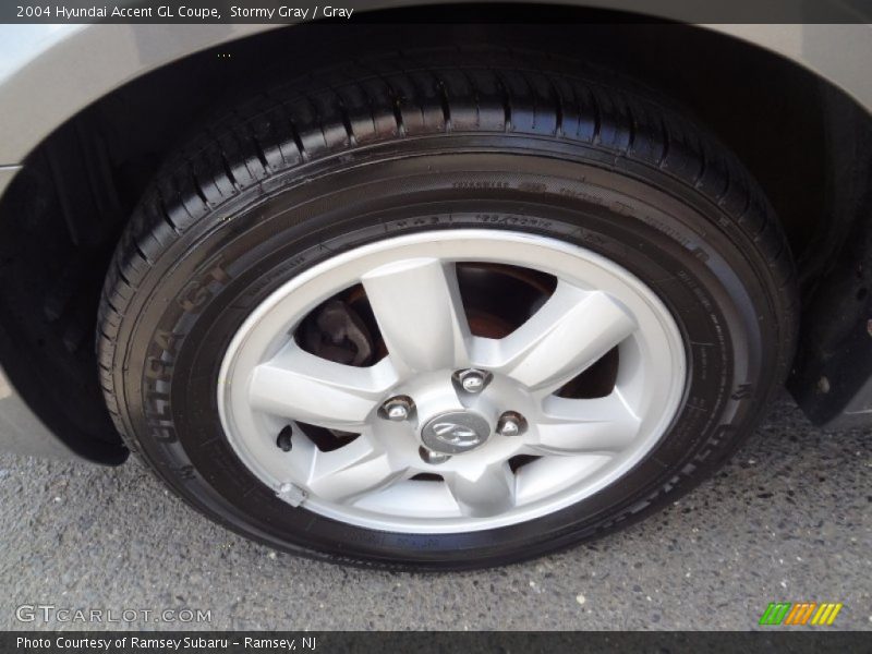 Stormy Gray / Gray 2004 Hyundai Accent GL Coupe