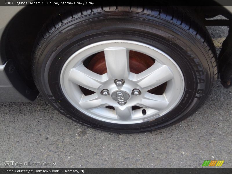 Stormy Gray / Gray 2004 Hyundai Accent GL Coupe