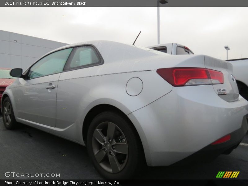 Bright Silver / Black 2011 Kia Forte Koup EX