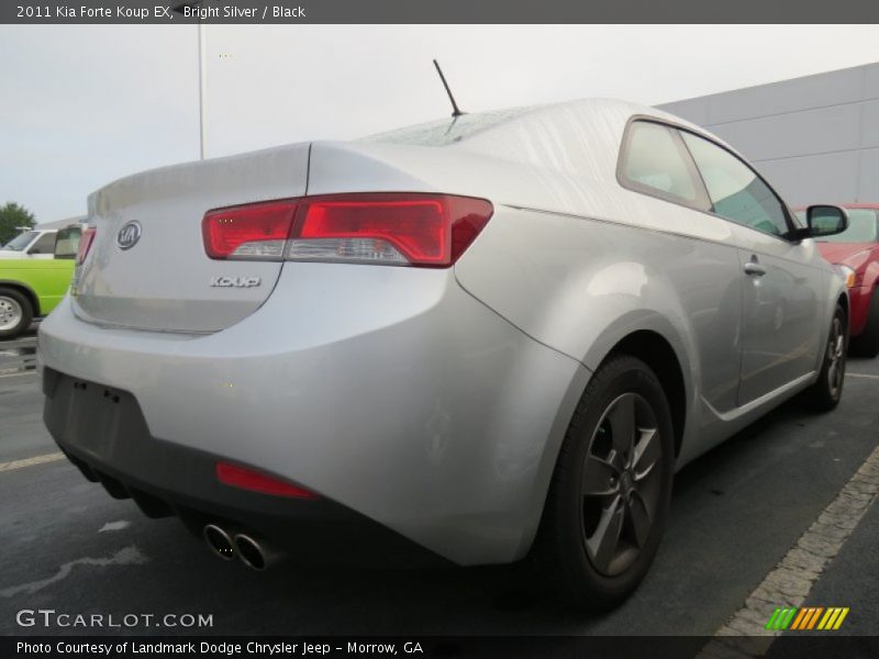Bright Silver / Black 2011 Kia Forte Koup EX