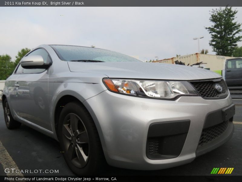 Bright Silver / Black 2011 Kia Forte Koup EX