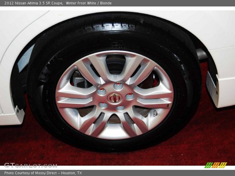 Winter Frost White / Blonde 2012 Nissan Altima 3.5 SR Coupe
