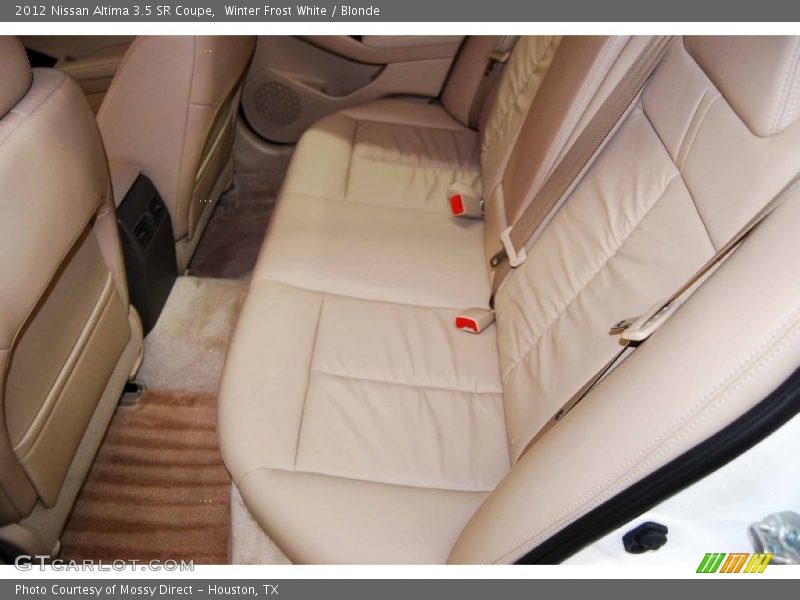Winter Frost White / Blonde 2012 Nissan Altima 3.5 SR Coupe