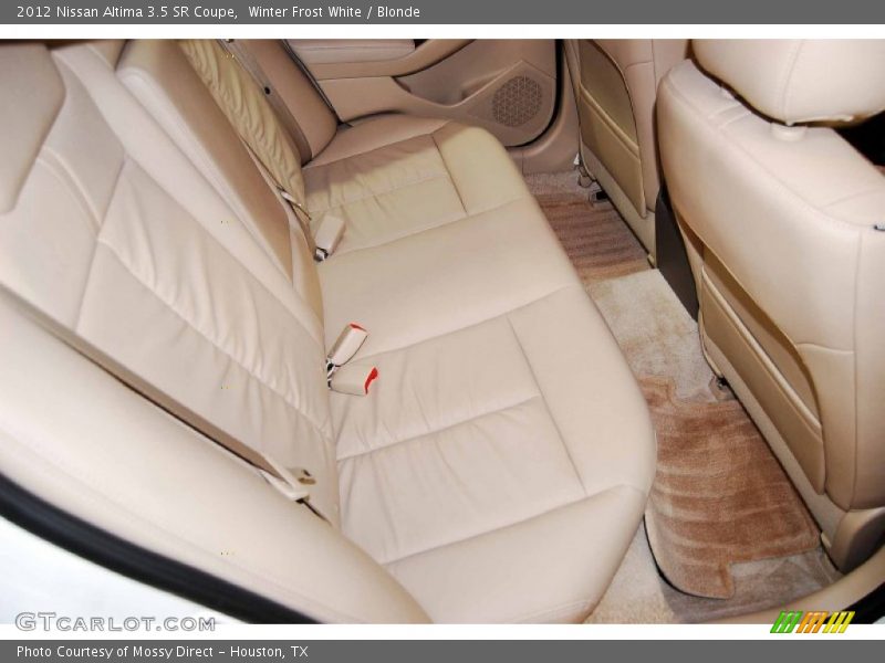 Winter Frost White / Blonde 2012 Nissan Altima 3.5 SR Coupe