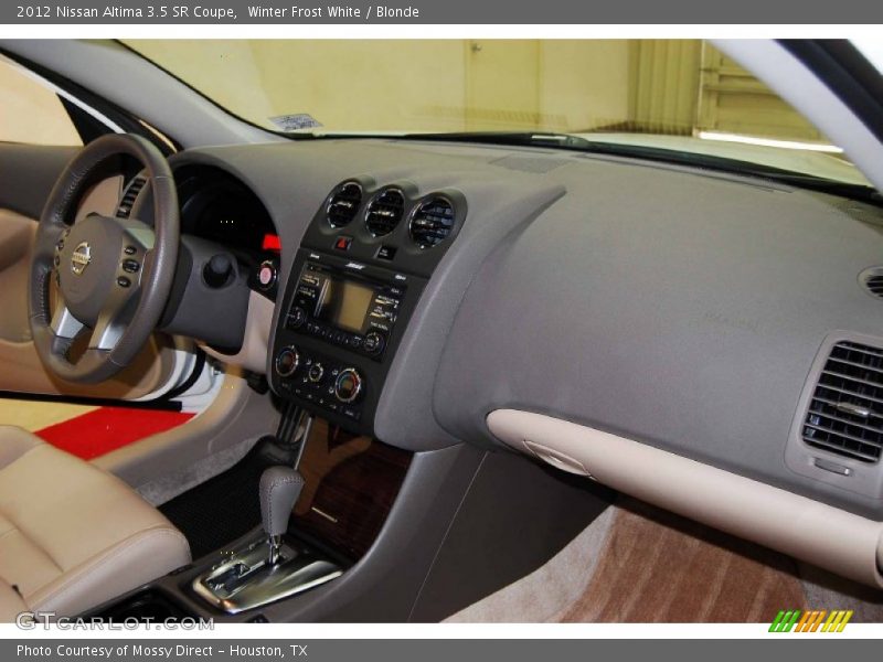 Winter Frost White / Blonde 2012 Nissan Altima 3.5 SR Coupe