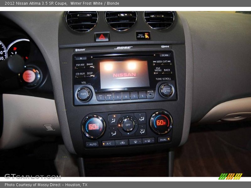 Winter Frost White / Blonde 2012 Nissan Altima 3.5 SR Coupe