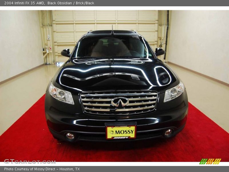 Black Obsidian / Brick/Black 2004 Infiniti FX 35 AWD