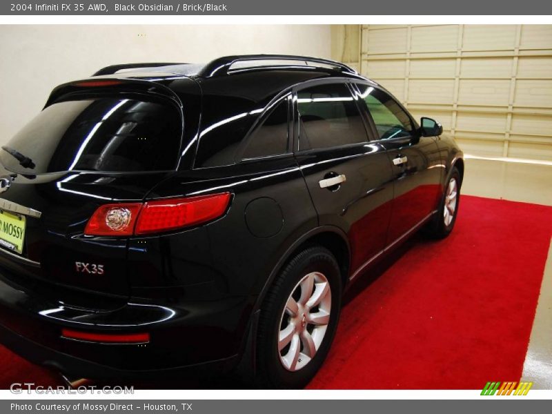 Black Obsidian / Brick/Black 2004 Infiniti FX 35 AWD