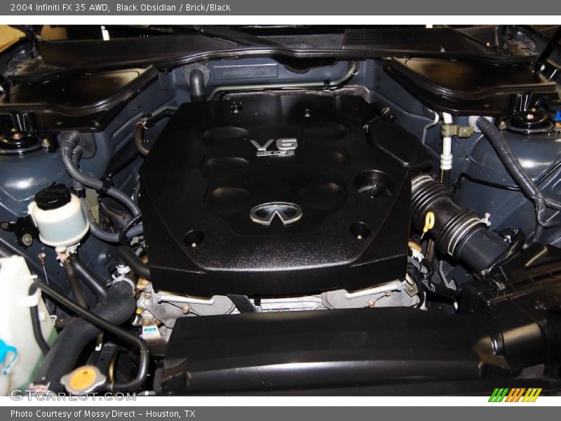 Black Obsidian / Brick/Black 2004 Infiniti FX 35 AWD