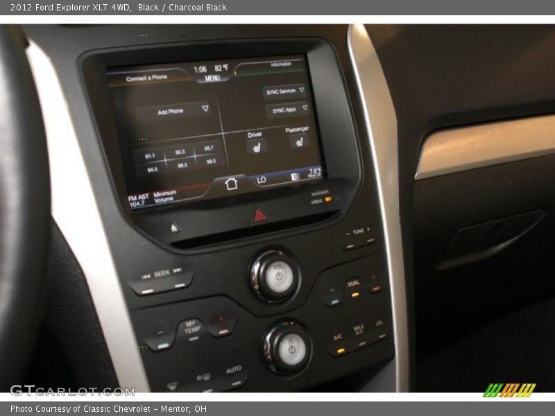Black / Charcoal Black 2012 Ford Explorer XLT 4WD