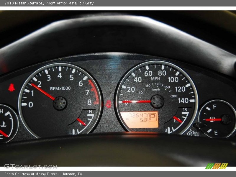 Night Armor Metallic / Gray 2010 Nissan Xterra SE
