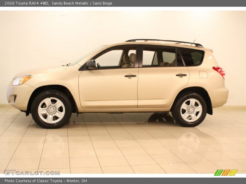 Sandy Beach Metallic / Sand Beige 2009 Toyota RAV4 4WD