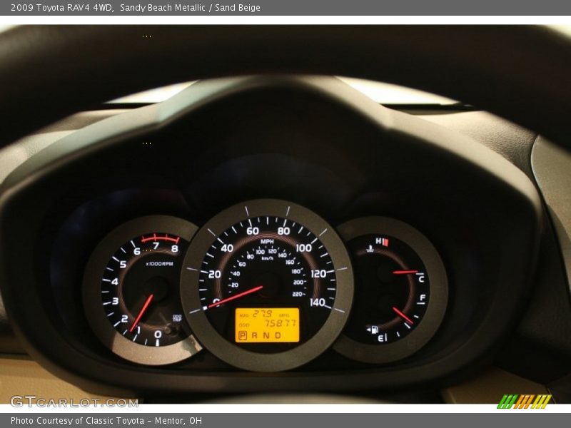Sandy Beach Metallic / Sand Beige 2009 Toyota RAV4 4WD