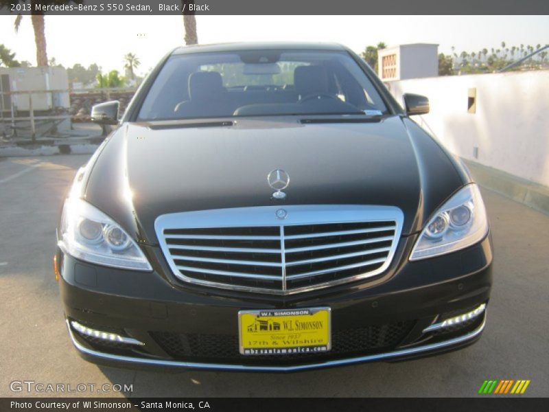 Black / Black 2013 Mercedes-Benz S 550 Sedan
