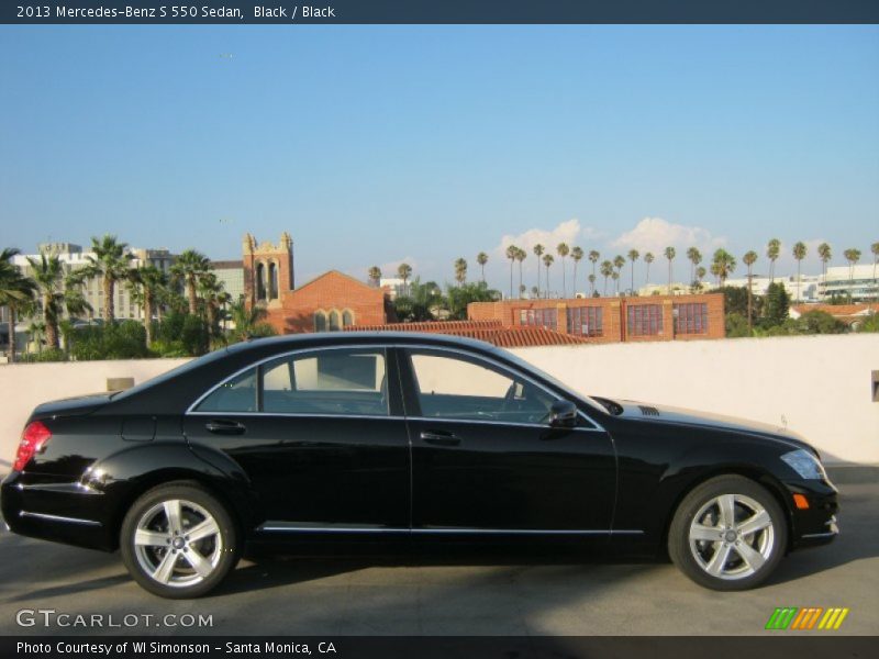 Black / Black 2013 Mercedes-Benz S 550 Sedan