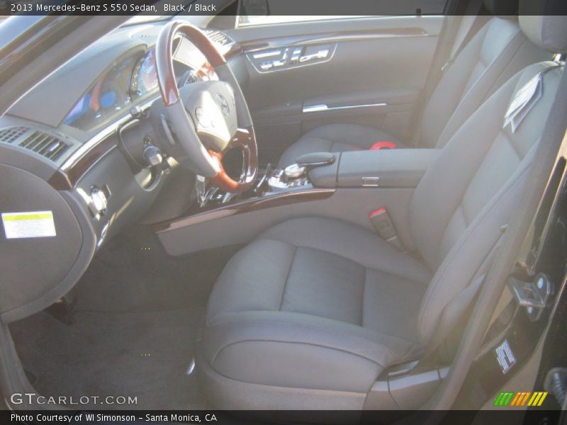 Black / Black 2013 Mercedes-Benz S 550 Sedan