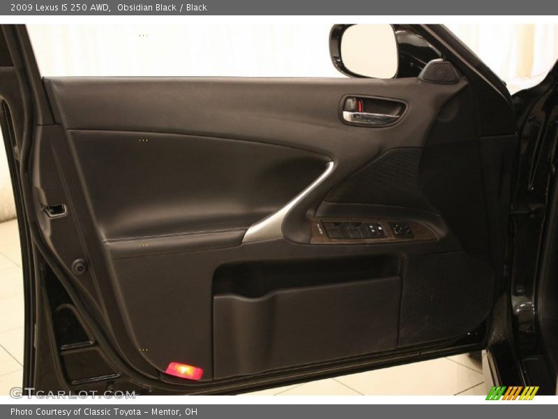 Obsidian Black / Black 2009 Lexus IS 250 AWD