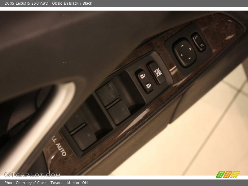 Obsidian Black / Black 2009 Lexus IS 250 AWD