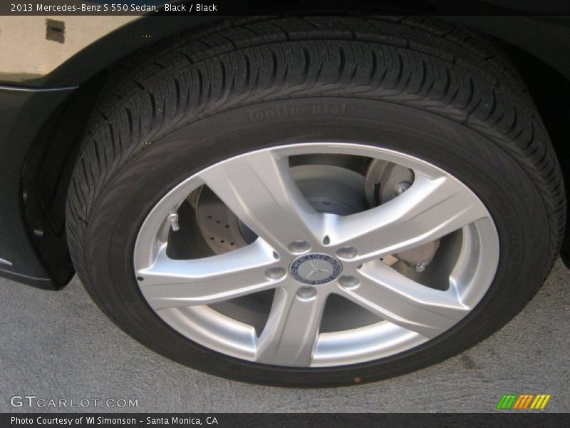 Black / Black 2013 Mercedes-Benz S 550 Sedan