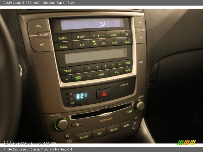 Obsidian Black / Black 2009 Lexus IS 250 AWD