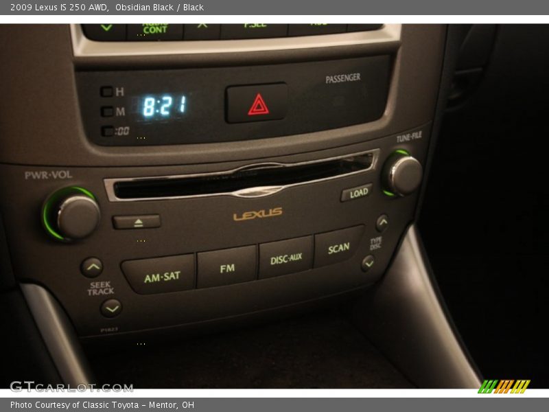 Obsidian Black / Black 2009 Lexus IS 250 AWD