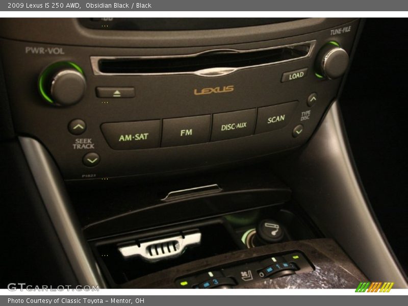 Obsidian Black / Black 2009 Lexus IS 250 AWD