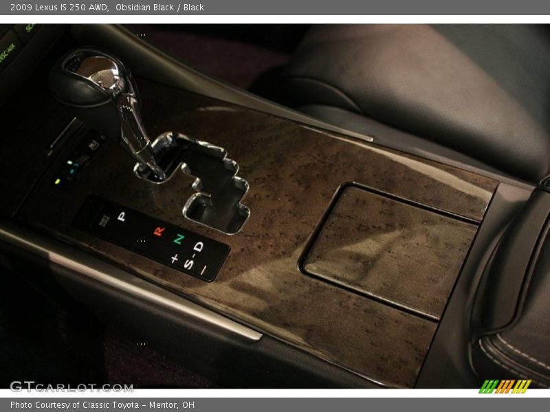 Obsidian Black / Black 2009 Lexus IS 250 AWD