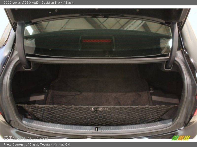 Obsidian Black / Black 2009 Lexus IS 250 AWD