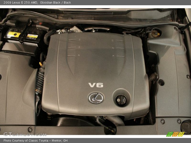 Obsidian Black / Black 2009 Lexus IS 250 AWD