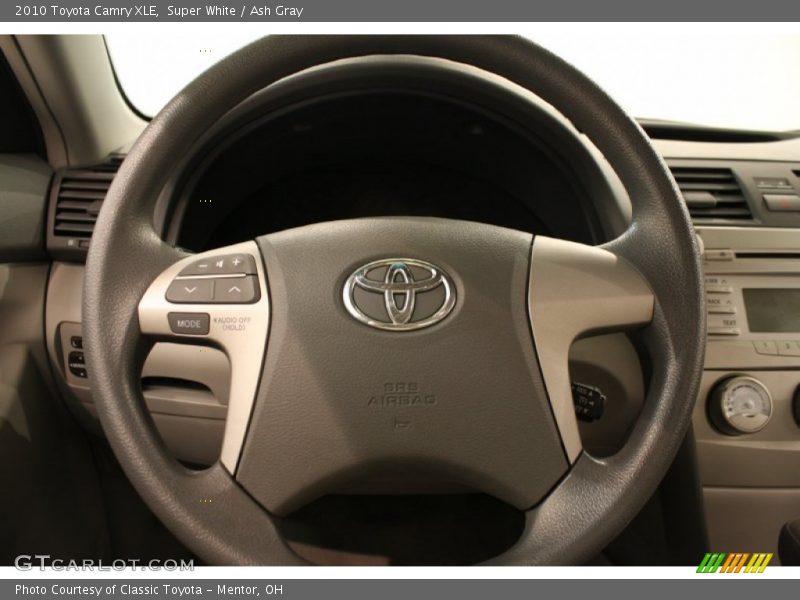 Super White / Ash Gray 2010 Toyota Camry XLE