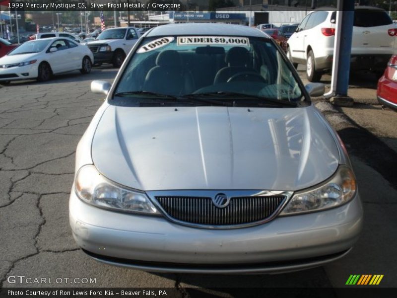 Silver Frost Metallic / Greystone 1999 Mercury Mystique GS