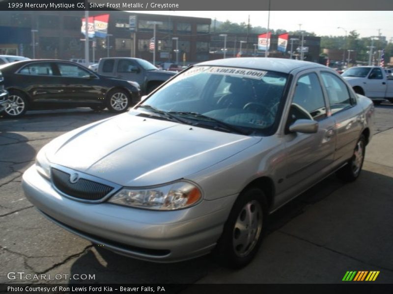 Silver Frost Metallic / Greystone 1999 Mercury Mystique GS