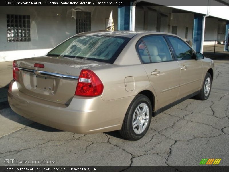 Sandstone Metallic / Cashmere Beige 2007 Chevrolet Malibu LS Sedan