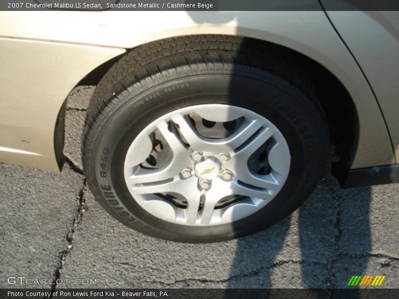 Sandstone Metallic / Cashmere Beige 2007 Chevrolet Malibu LS Sedan