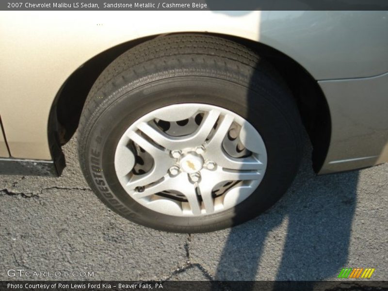 Sandstone Metallic / Cashmere Beige 2007 Chevrolet Malibu LS Sedan