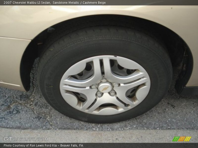Sandstone Metallic / Cashmere Beige 2007 Chevrolet Malibu LS Sedan