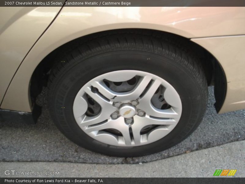 Sandstone Metallic / Cashmere Beige 2007 Chevrolet Malibu LS Sedan
