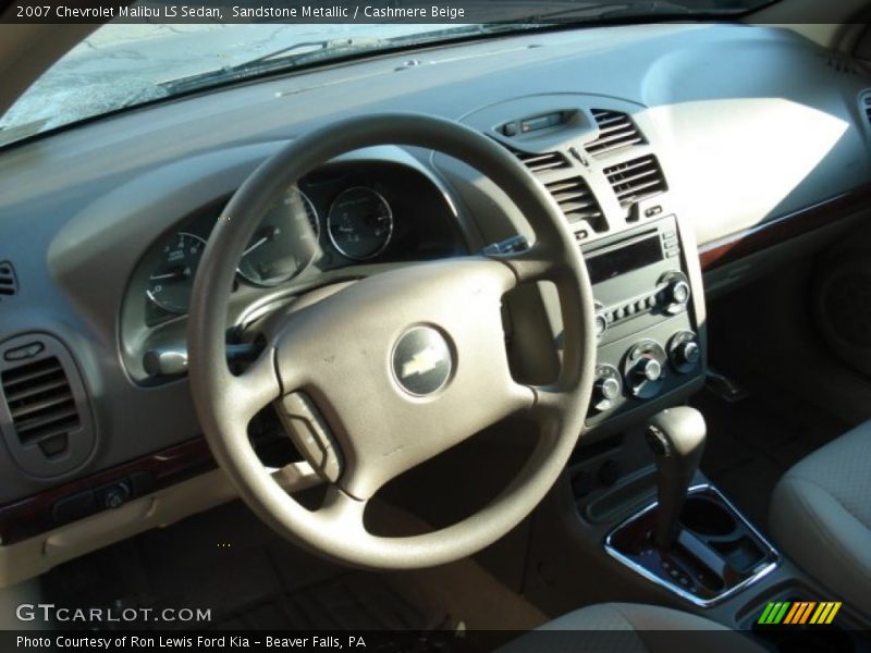 Sandstone Metallic / Cashmere Beige 2007 Chevrolet Malibu LS Sedan