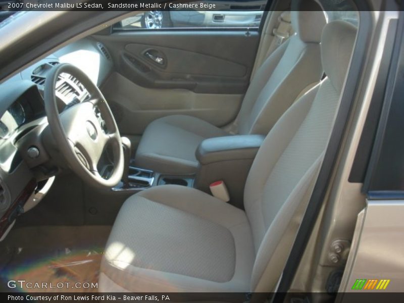 Sandstone Metallic / Cashmere Beige 2007 Chevrolet Malibu LS Sedan