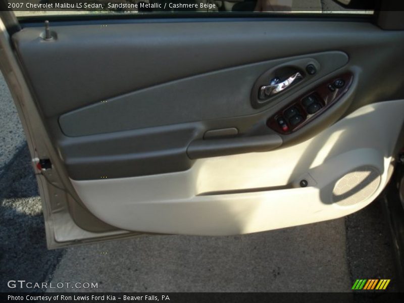 Sandstone Metallic / Cashmere Beige 2007 Chevrolet Malibu LS Sedan