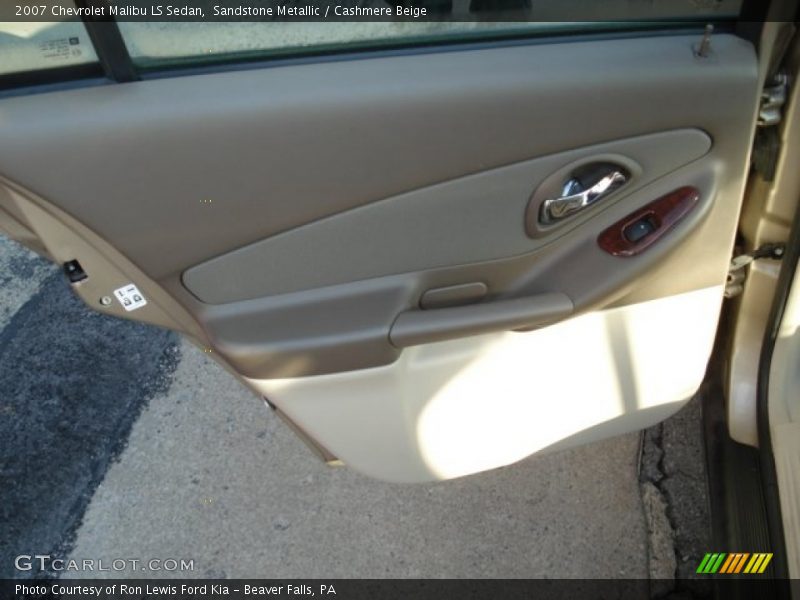 Sandstone Metallic / Cashmere Beige 2007 Chevrolet Malibu LS Sedan