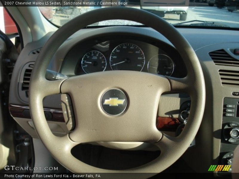 Sandstone Metallic / Cashmere Beige 2007 Chevrolet Malibu LS Sedan