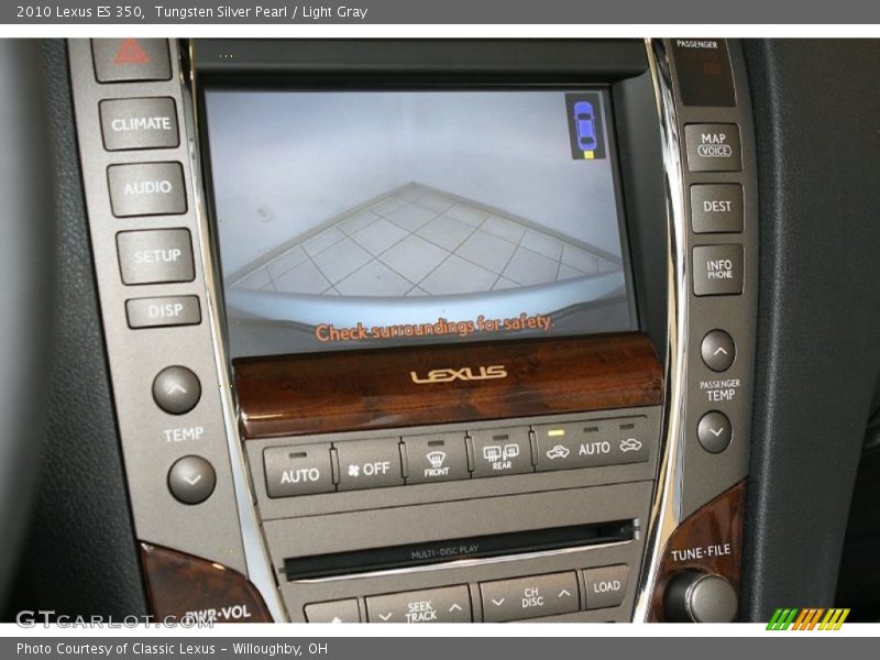 Tungsten Silver Pearl / Light Gray 2010 Lexus ES 350