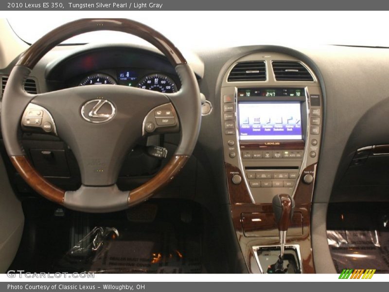 Tungsten Silver Pearl / Light Gray 2010 Lexus ES 350