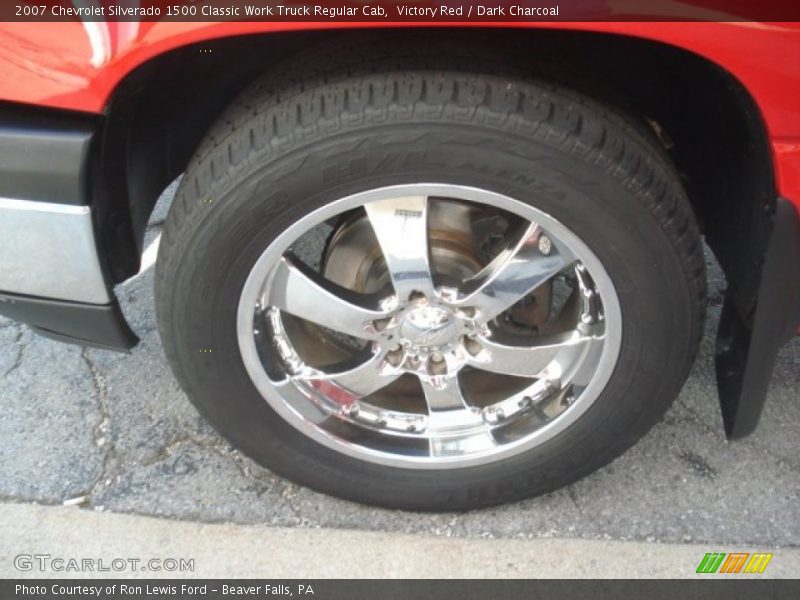 Custom Wheels of 2007 Silverado 1500 Classic Work Truck Regular Cab