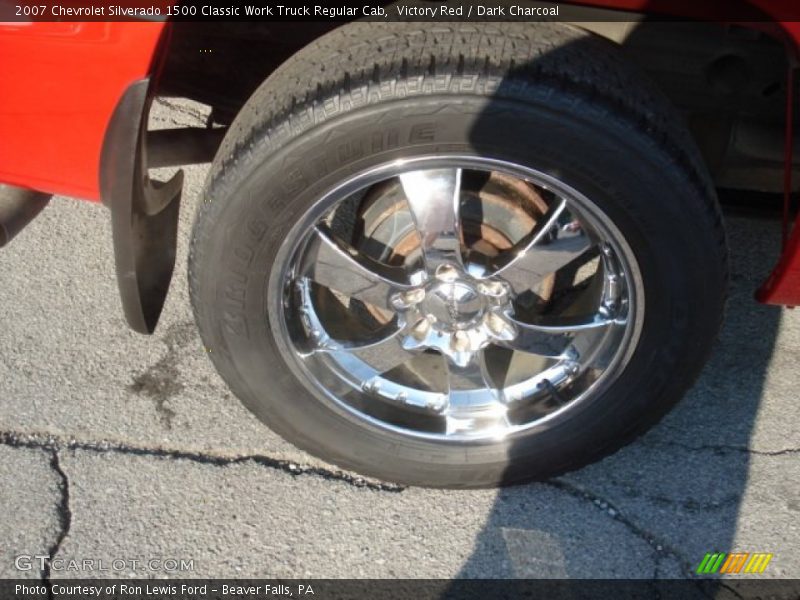 Victory Red / Dark Charcoal 2007 Chevrolet Silverado 1500 Classic Work Truck Regular Cab