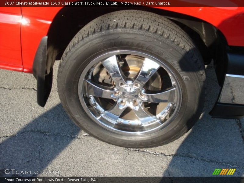 Victory Red / Dark Charcoal 2007 Chevrolet Silverado 1500 Classic Work Truck Regular Cab