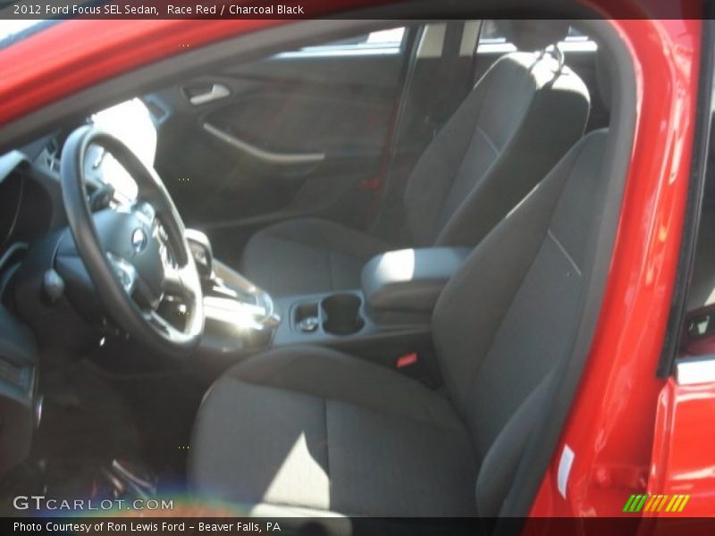 Race Red / Charcoal Black 2012 Ford Focus SEL Sedan