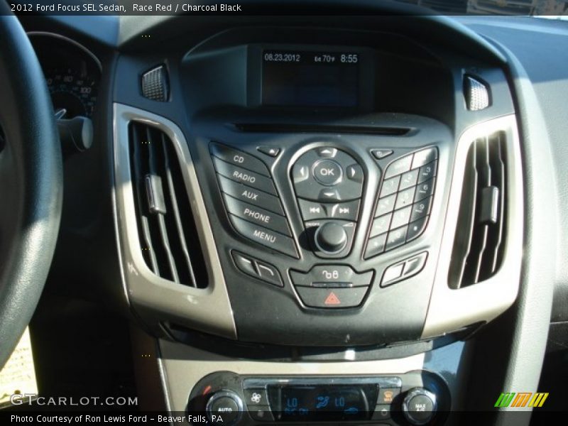 Race Red / Charcoal Black 2012 Ford Focus SEL Sedan